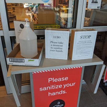 LCBO - Hand sanitizer station when you enter the store - Beer, Wine & Spirits Near Me - Whitchurch-Stouffville, Ontario LCBO - Hand sanitizer station when you enter the store - Beer, Wine & Spirits Near Me - Whitchurch-Stouffville, Ontario