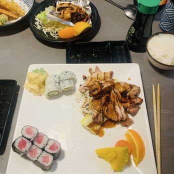 Satsuma Sushi - Chicken teri tuna roll combo - Japanese Near Me - Mountain View, California