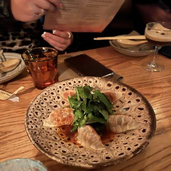 The Tyger - Pan fried pork and shrimp dumplings - Cocktail Bars Near Me - New York, New York The Tyger - Pan fried pork and shrimp dumplings - Cocktail Bars Near Me - New York, New York