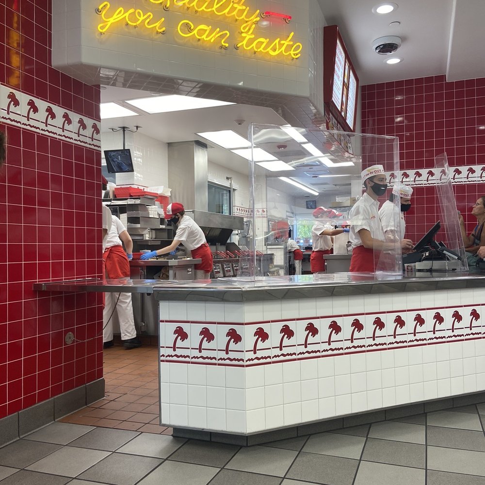 In-N-Out Burger - Inside counter. - Burgers Near Me - Surprise, Arizona In-N-Out Burger - Inside counter. - Burgers Near Me - Surprise, Arizona