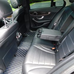 R&L Executive Transportation - Rear interior with center console