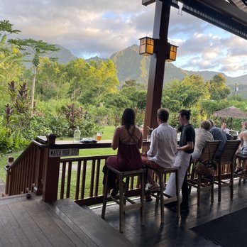 Ama - View from the host table - Cocktail Bars Near Me - Hanalei, Hawaii