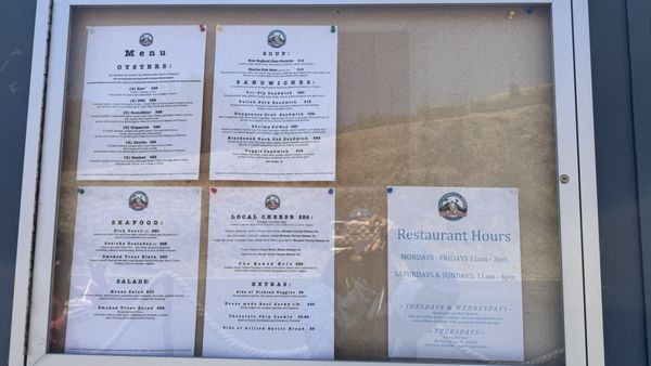 Menu photo 2 The Marshall Store Marshall, CA Menu photo 2 The Marshall Store Marshall, CA
