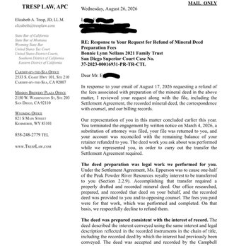 Tresp Law, APC - 8.26.2026 Page 1 Tresp Response - Wills, Trusts, & Probates Near Me - Cardiff, California Tresp Law, APC - 8.26.2026 Page 1 Tresp Response - Wills, Trusts, & Probates Near Me - Cardiff, California