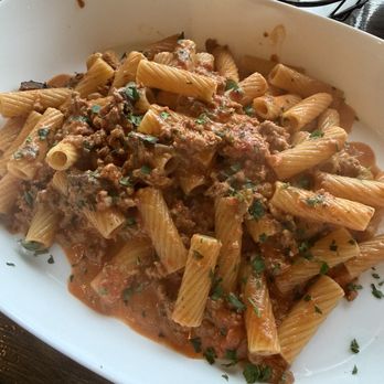 Italia Station Cafe - Pasta with ground sausage in ragu - Sandwiches Near Me - Pompano Beach, Florida Italia Station Cafe - Pasta with ground sausage in ragu - Sandwiches Near Me - Pompano Beach, Florida