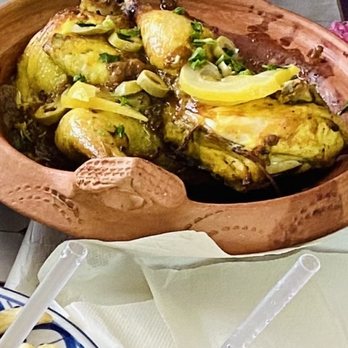 TajineXpress - Chicken with olives and preserved lemons - Moroccan Near Me - Orlando, Florida TajineXpress - Chicken with olives and preserved lemons - Moroccan Near Me - Orlando, Florida
