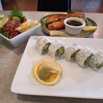 Ichiban - Cucumber Avocado roll Ahi Poke Salmon Collar - Japanese Near Me - San Diego, California Ichiban - Cucumber Avocado roll Ahi Poke Salmon Collar - Japanese Near Me - San Diego, California