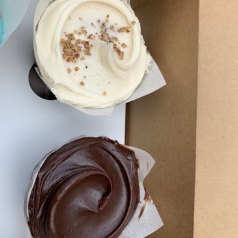 Baked & Wired - Carrot Cake Cupcake and Chocolate Doom Cupcake - Bakeries Near Me - Washington, DC, District of Columbia