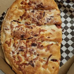 Ham and pineapple calzone Ham and pineapple calzone