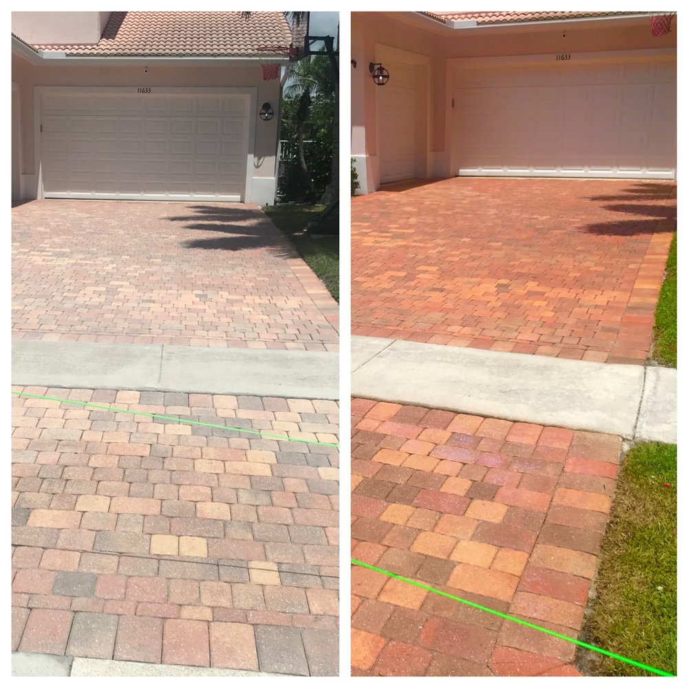 Slide of South Florida Paver Sealing & Softwash