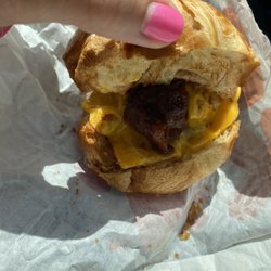Dunkin' - Chicken, Bacon, cheese on croissant