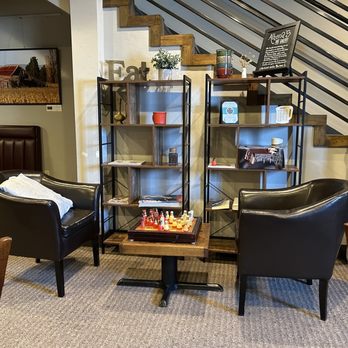 Athena Beans Coffee House & Bistro - the coffee table and chairs - Coffee & Tea Near Me - Sandy, Utah