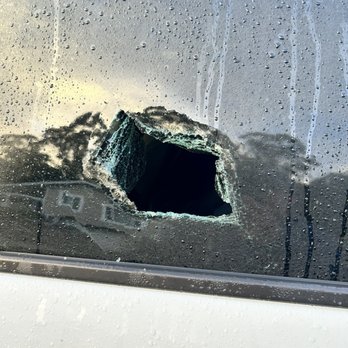 GlassTek - My window before heading to Glass Tek. - Auto Glass Services Near Me - Alameda, California GlassTek - My window before heading to Glass Tek. - Auto Glass Services Near Me - Alameda, California