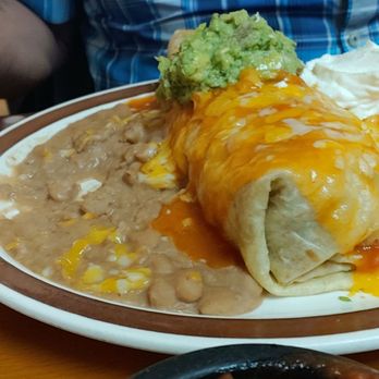 Maria's Mexican Restaurant - Hubby's carne asada burrito rice, beans $17.99 - Mexican Near Me - Rancho Palos Verdes, California