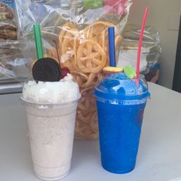 Oreo frap and raspado