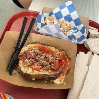 Troubadour Tavern - Pizza Girls Baked Potato and  Poffertjes - American Near Me - Anaheim, California