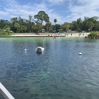 Hunter Springs Park - Cute beach area with bathrooms, playground and shelters - Parks Near Me - Crystal River, Florida