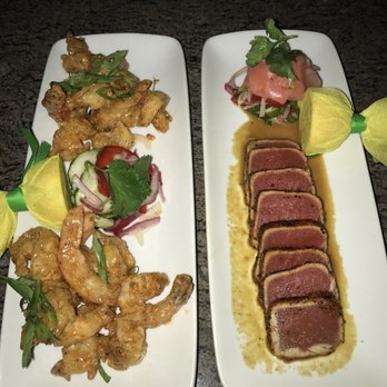 Ruth's Chris Steak House - happy hour fried shrimp and ahi tuna - Steakhouses Near Me - Pasadena, California