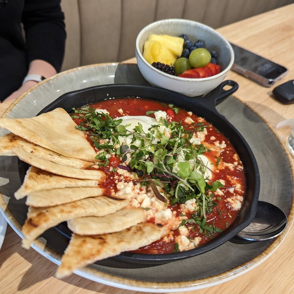 Poached Brunch House - Shakshuka with Pita Bread - Breakfast & Brunch Near Me - Frisco, Texas Poached Brunch House - Shakshuka with Pita Bread - Breakfast & Brunch Near Me - Frisco, Texas