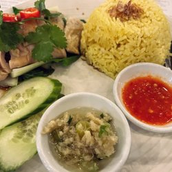 Ekachai King's Cross - Hainan chicken rice.   Taste A-OK.  Not special.