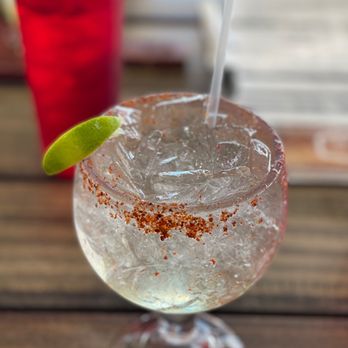 Conroe Lake House - a margarita in a glass - American Near Me - Montgomery, Texas Conroe Lake House - a margarita in a glass - American Near Me - Montgomery, Texas