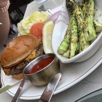 The Gage - Burger. Very solid. Tresa loves it, and the asparagus too. - New American Near Me - Chicago, Illinois