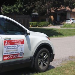 Alpha Appliance Service - Alpha Appliance Services working car