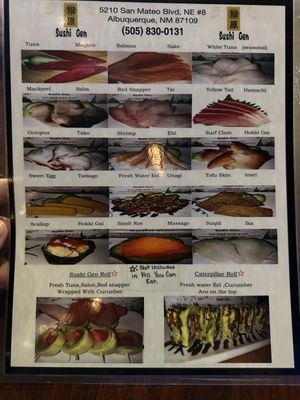 Menu photo 6 Sushi Gen Albuquerque, NM