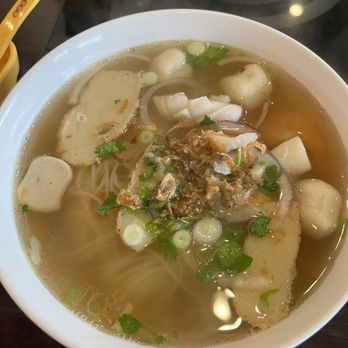 So Pho So Good - Seafood pho before adding bean sprouts - Vietnamese Near Me - San Francisco, California So Pho So Good - Seafood pho before adding bean sprouts - Vietnamese Near Me - San Francisco, California