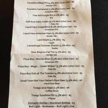 Brewvino - Beer Selection - Pizza Near Me - York, Pennsylvania Brewvino - Beer Selection - Pizza Near Me - York, Pennsylvania