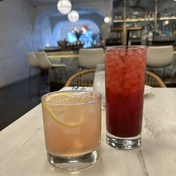 Rana Fifteen - Bodrum Bramble (gin) and Bosver (0 alcohol, seedlip garden 108) - Mediterranean Near Me - Brooklyn, New York