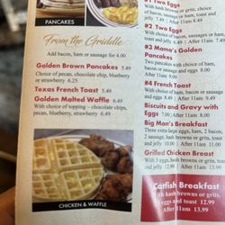 The other breakfast menu.