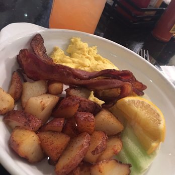 Bell Tower Cafe - Strawberry Lemonade Savory half of the Bistro Express (pancakes to follow) - Breakfast & Brunch Near Me - Saratoga, California
