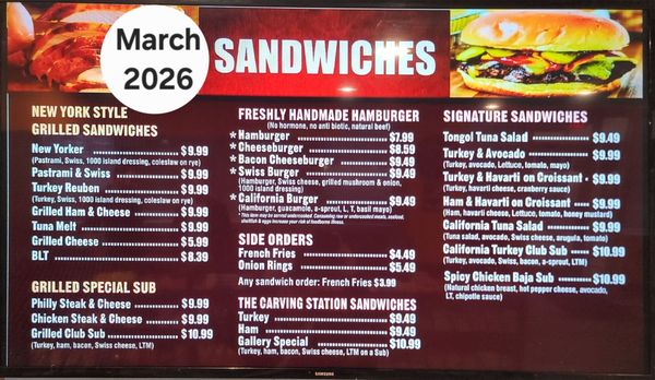 Menu photo 1 Gallery Cafe Chantilly, VA