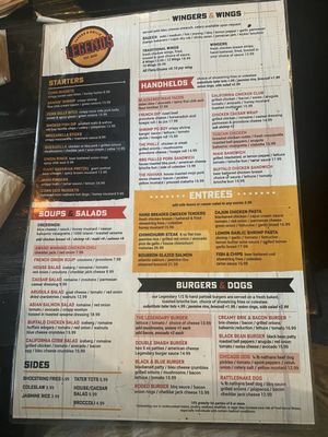 Menu photo 4 Legends Tavern & Grille Plantation, FL