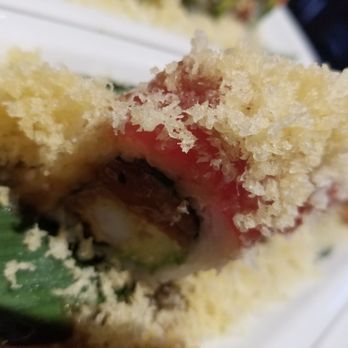 Sushi Fish Attack - Red dragon.... shrimp tempura, spicy tuna, tuna, avacado, crunch, teriyaki sauce - Sushi Bars Near Me - San Diego, California Sushi Fish Attack - Red dragon.... shrimp tempura, spicy tuna, tuna, avacado, crunch, teriyaki sauce - Sushi Bars Near Me - San Diego, California