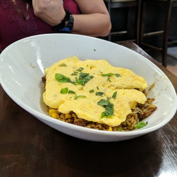 Gertrude's - Wild rice with bacon and eggs - New American Near Me - Phoenix, Arizona