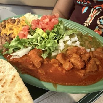 Duran Central Pharmacy - Thursdays Only Carne* Adovada Plate - Mexican Near Me - Albuquerque, New Mexico