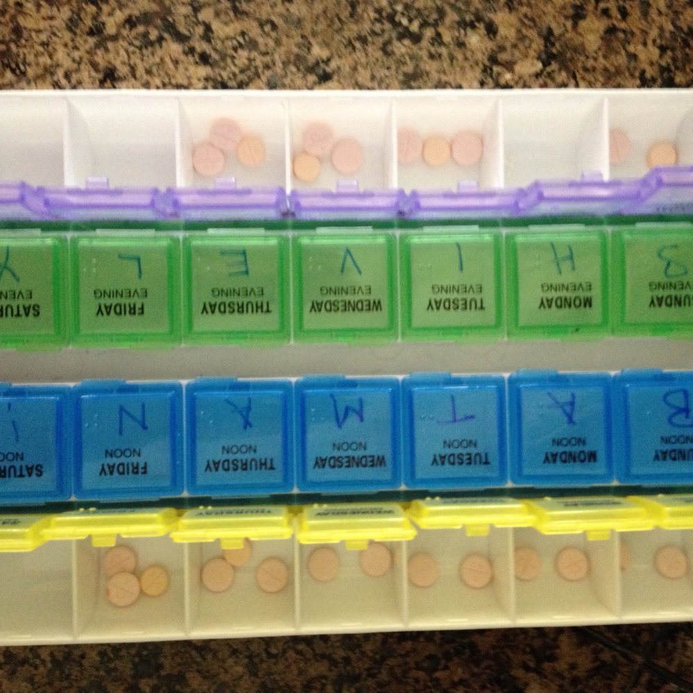 This was what was left of Batman's medicine when I got home. NOTE - ALL of the medication should have been given.... not randomly! This was what was left of Batman's medicine when I got home. NOTE - ALL of the medication should have been given.... not randomly!