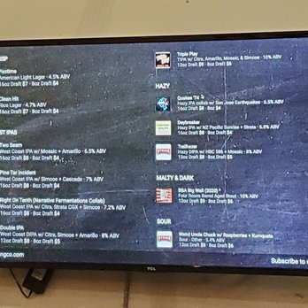 Strike Brewing - Menu - Breweries Near Me - San Jose, California