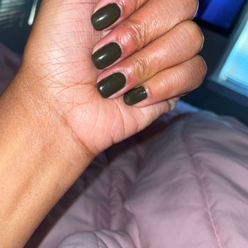 Choice Nail - 2 week old gel manicure. - Nail Salons Near Me - Clifton, New Jersey Choice Nail - 2 week old gel manicure. - Nail Salons Near Me - Clifton, New Jersey