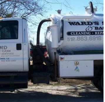 Septic Tanks - We pump your septic tank,repair septic systems, inspected system, install new septics,build road,clean detention ponds,hoe ramming,drain line,install sewer lines.

Ward Septic And Backhoe Service is family-owned and operated right here in georgetown, TX. Since our company opened its doors in 1984, we’ve treated every customer like they were a part of our family. Other companies may offer similar services, but our services are the best, and come with a personal touch.