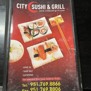 City Sushi & Grill - Sushi Bars Near Me - Cherry Valley, California