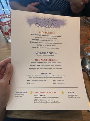 Menu photo 1 Naks New York, NY