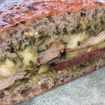 Utopia Caffe - Chicken Pesto Sandwich - Breakfast & Brunch Near Me - Tustin, California