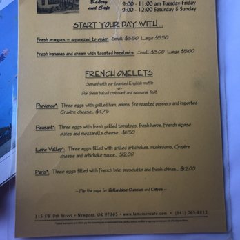 La Maison Cafe - Breakfast & Brunch Near Me - Newport, Oregon