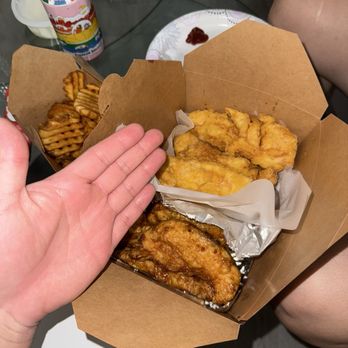 Legend Hot Chicken - Tenders Original (5) & Choice (5) WAFFLE FRIES - Chicken Shop Near Me - Hawaiian Gardens, California Legend Hot Chicken - Tenders Original (5) & Choice (5) WAFFLE FRIES - Chicken Shop Near Me - Hawaiian Gardens, California