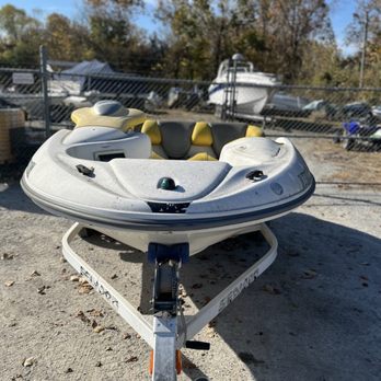 Grandlake Watercraft - The before and after I cleaned it up, to bad it was a bad purchase! - Boat Repair Near Me - Grove, Oklahoma Grandlake Watercraft - The before and after I cleaned it up, to bad it was a bad purchase! - Boat Repair Near Me - Grove, Oklahoma