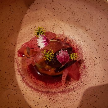 Île Flottante - This was housemade ricotta, beets, peaches, plums - it was unbelievable. - French Near Me - Montreal, Quebec Île Flottante - This was housemade ricotta, beets, peaches, plums - it was unbelievable. - French Near Me - Montreal, Quebec
