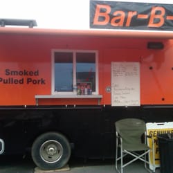 Butt-Busters BBQ & Catering - The truck (next to McDonalds) - Note the "For Sale" sign